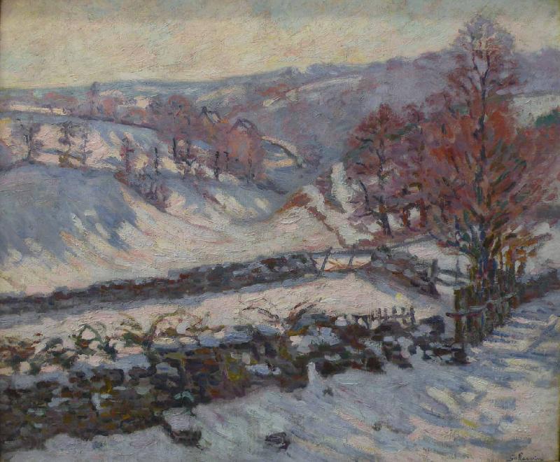 Armand guillaumin Paysage de neige a Crozant Norge oil painting art